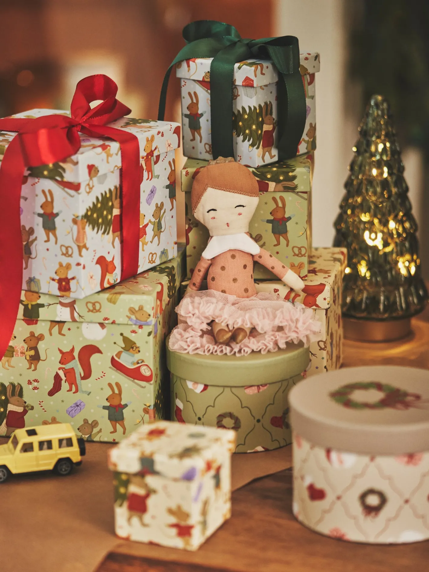 Børn Søstrene Grene Blød Dukke