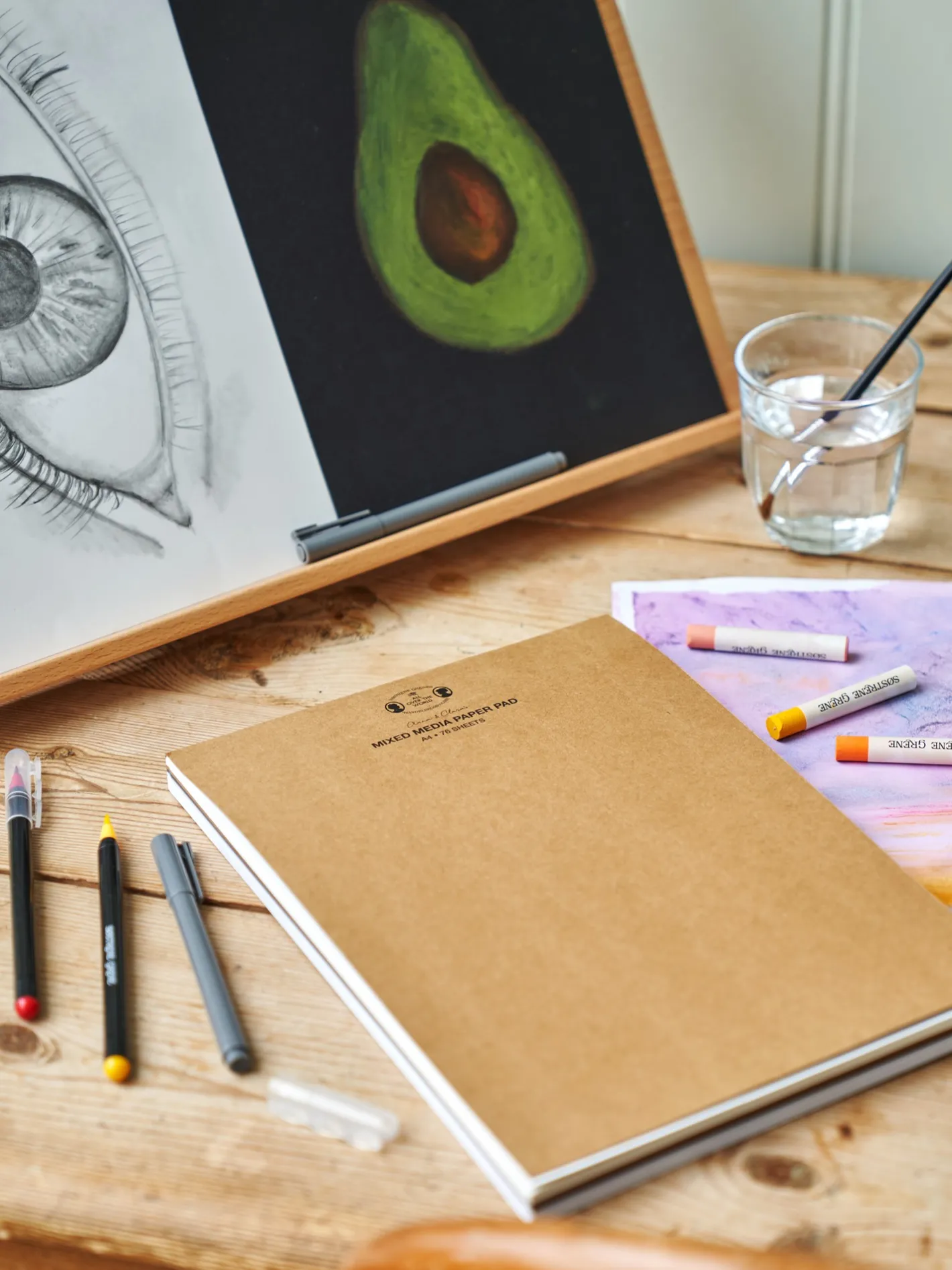 Søstrene Grene Blok Med Assorteret Papir A4