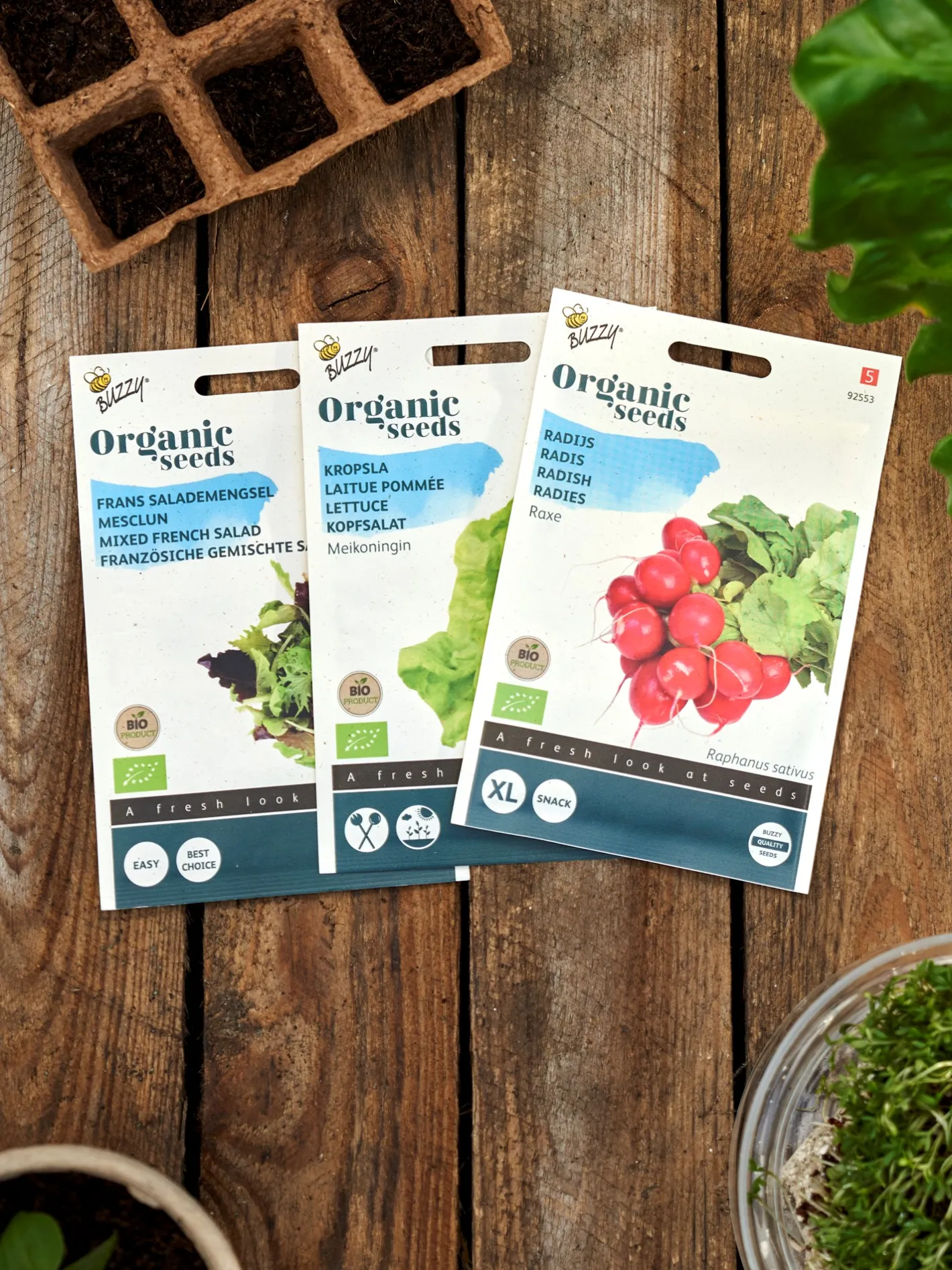 Søstrene Grene Buzzy® økologisk Fransk Salatfrøblanding