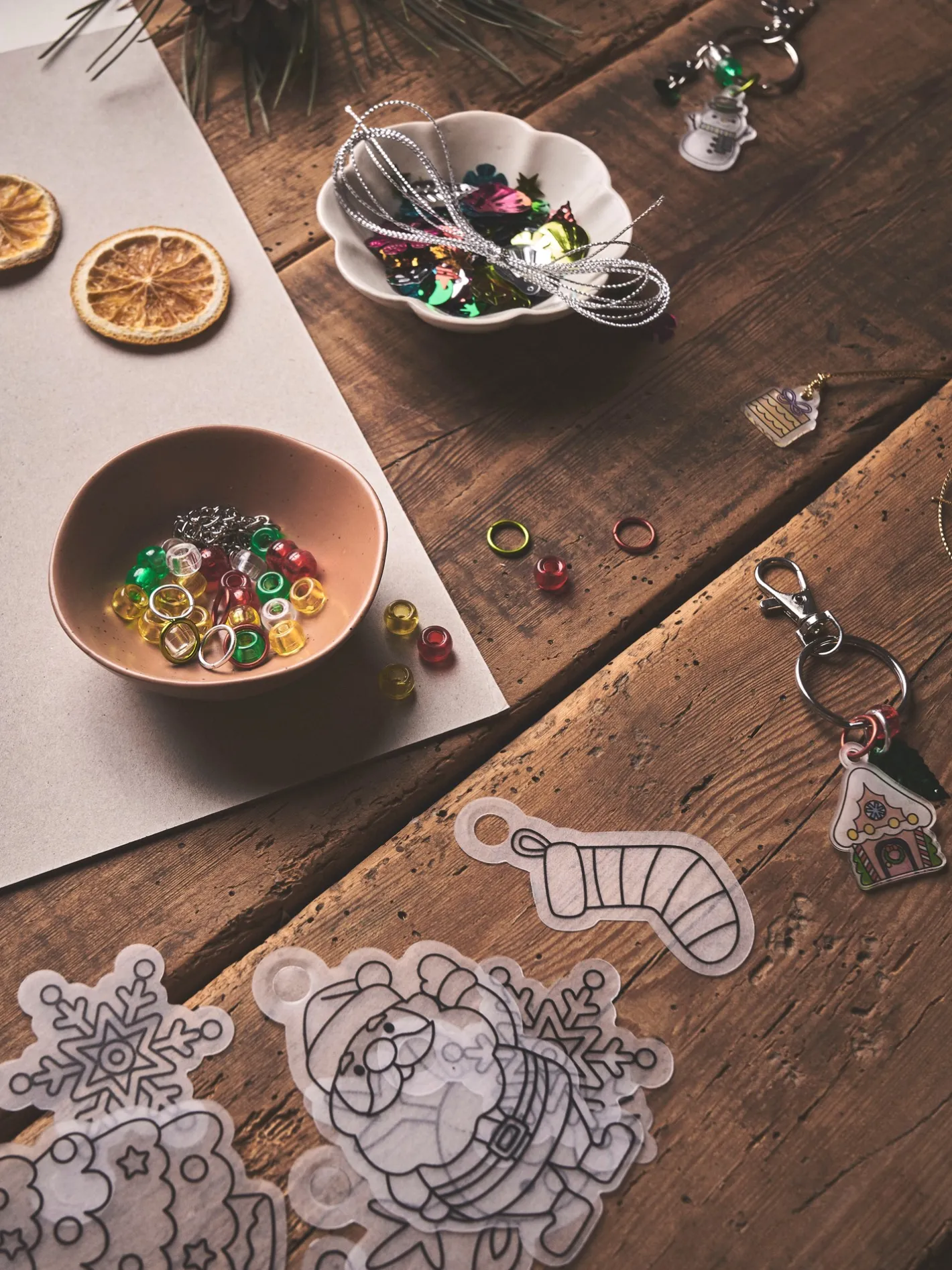 Søstrene Grene DIY Krympeplast Med Juletema