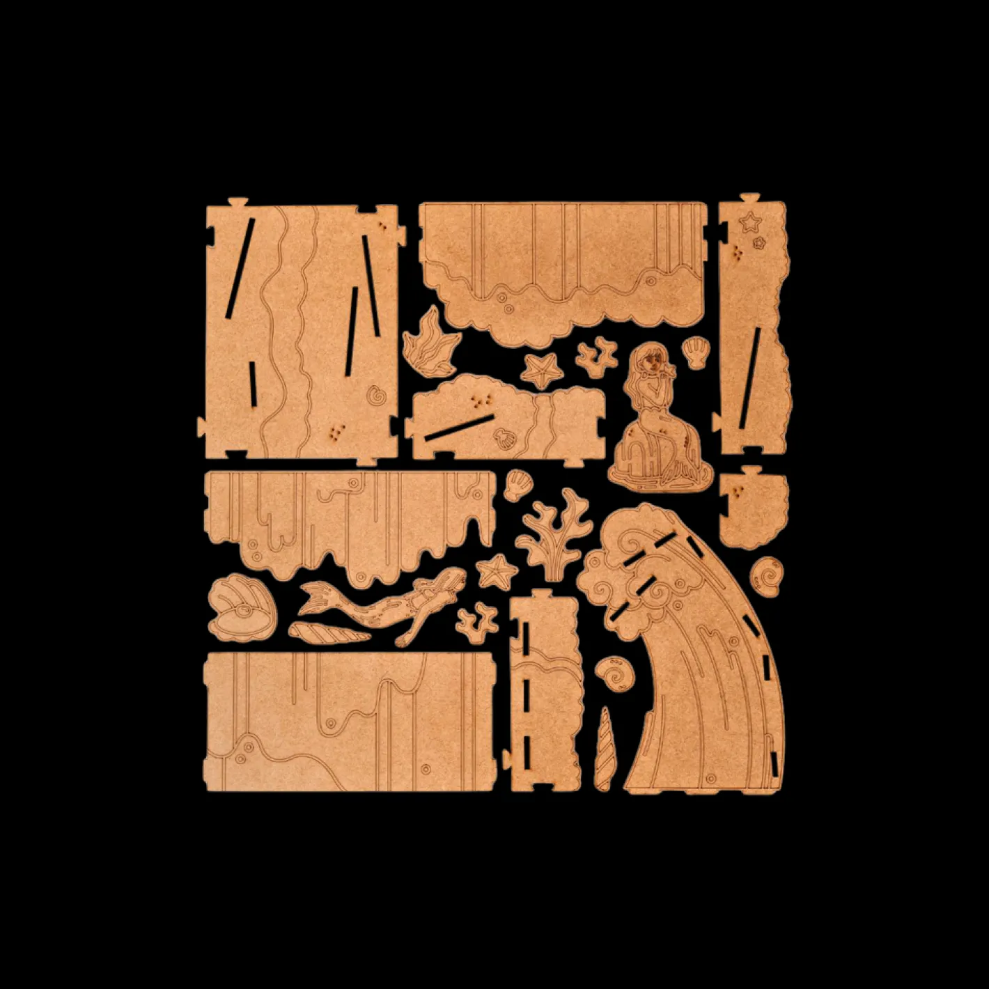 Børn Søstrene Grene DIY-kit Seashell Shore