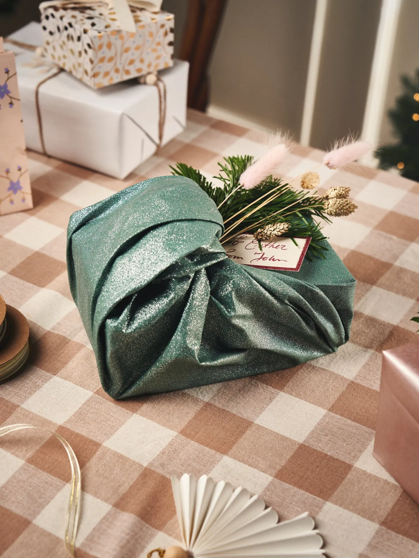 Søstrene Grene Gaveindpakning I Stof