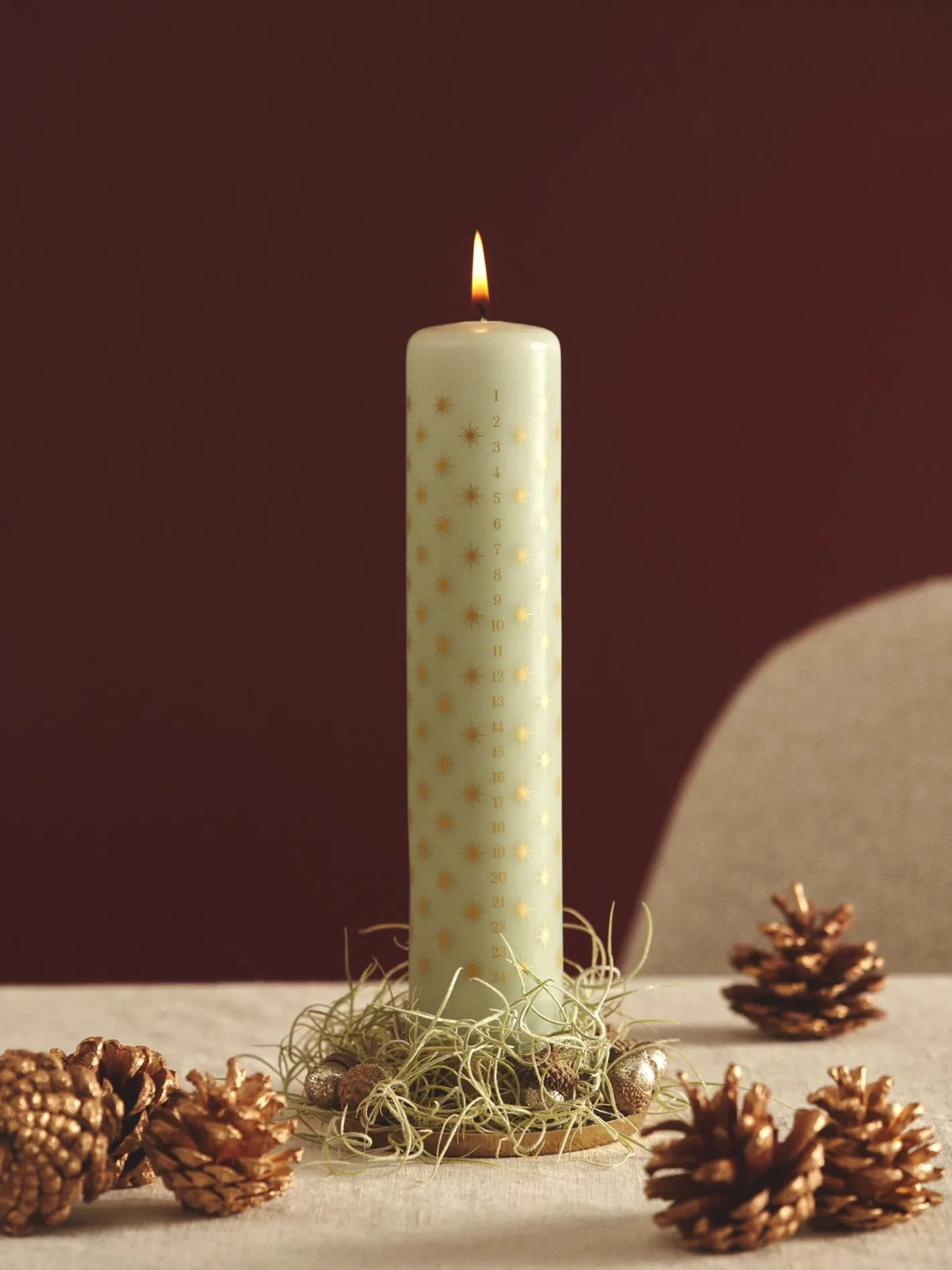 Søstrene Grene Kalenderlys 25 Cm