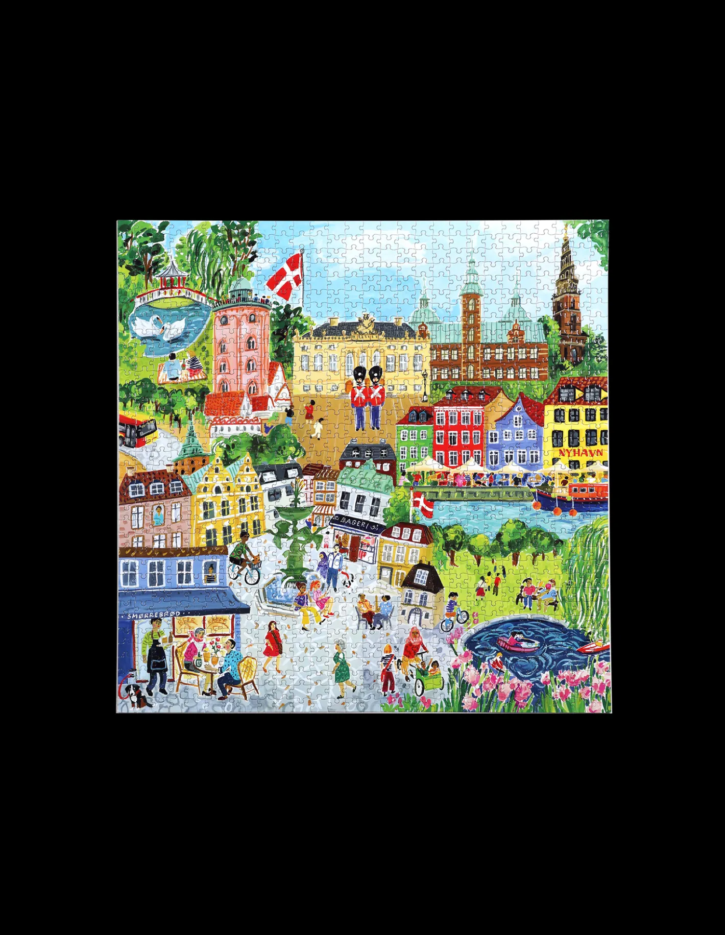 Søstrene Grene København-puslespil 1000 Brikker