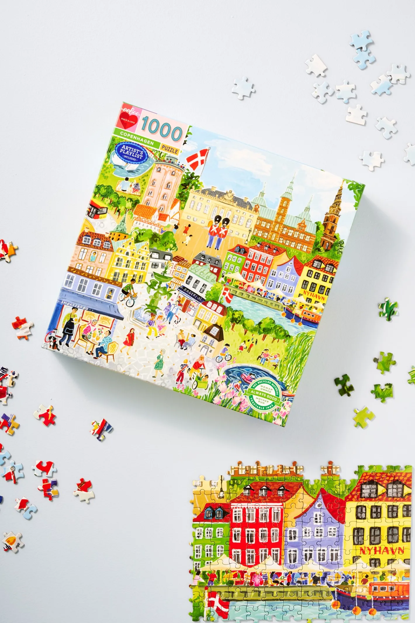 Søstrene Grene København-puslespil 1000 Brikker