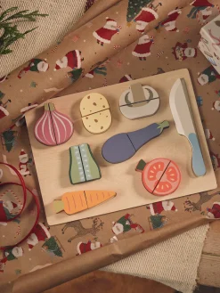 Børn Søstrene Grene Legetøjsmad Og -kniv