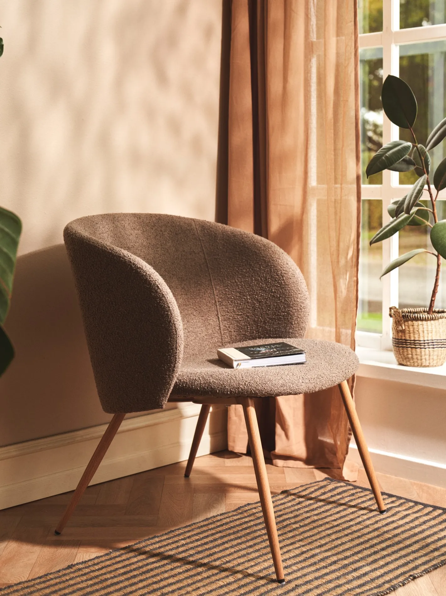 Søstrene Grene Loungestol I Boucléstof