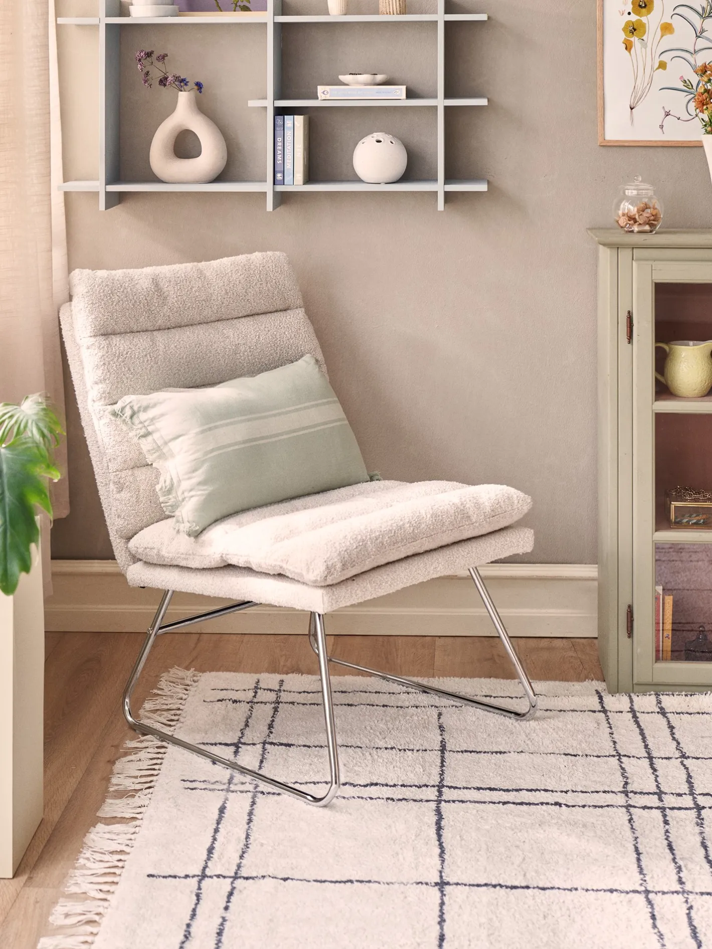 Søstrene Grene Loungestol I Boucléstof