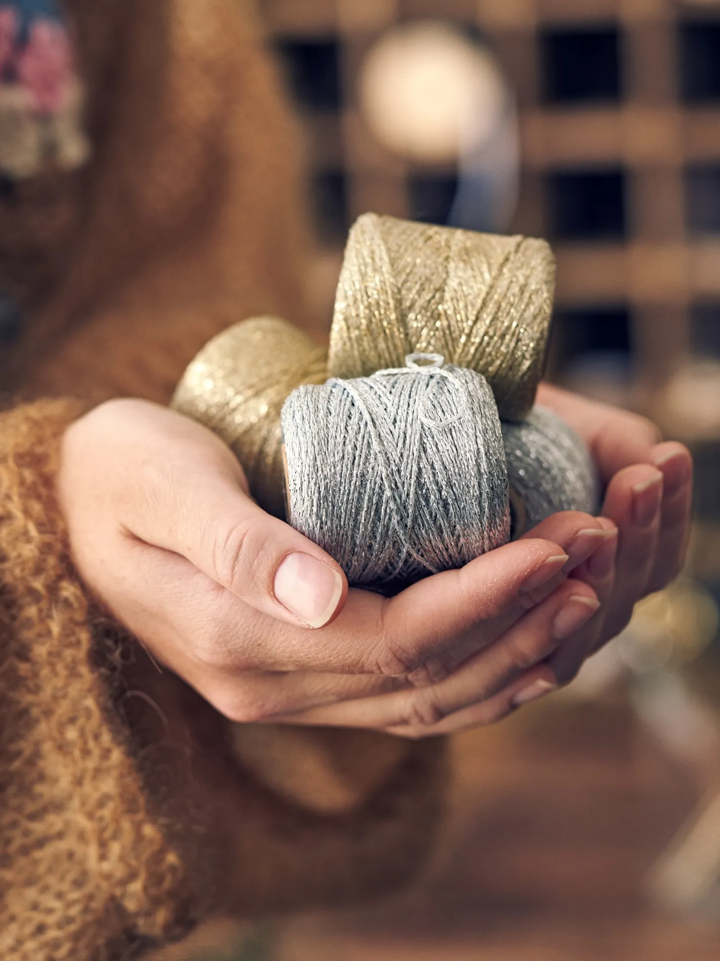 Søstrene Grene Metallisk Garn