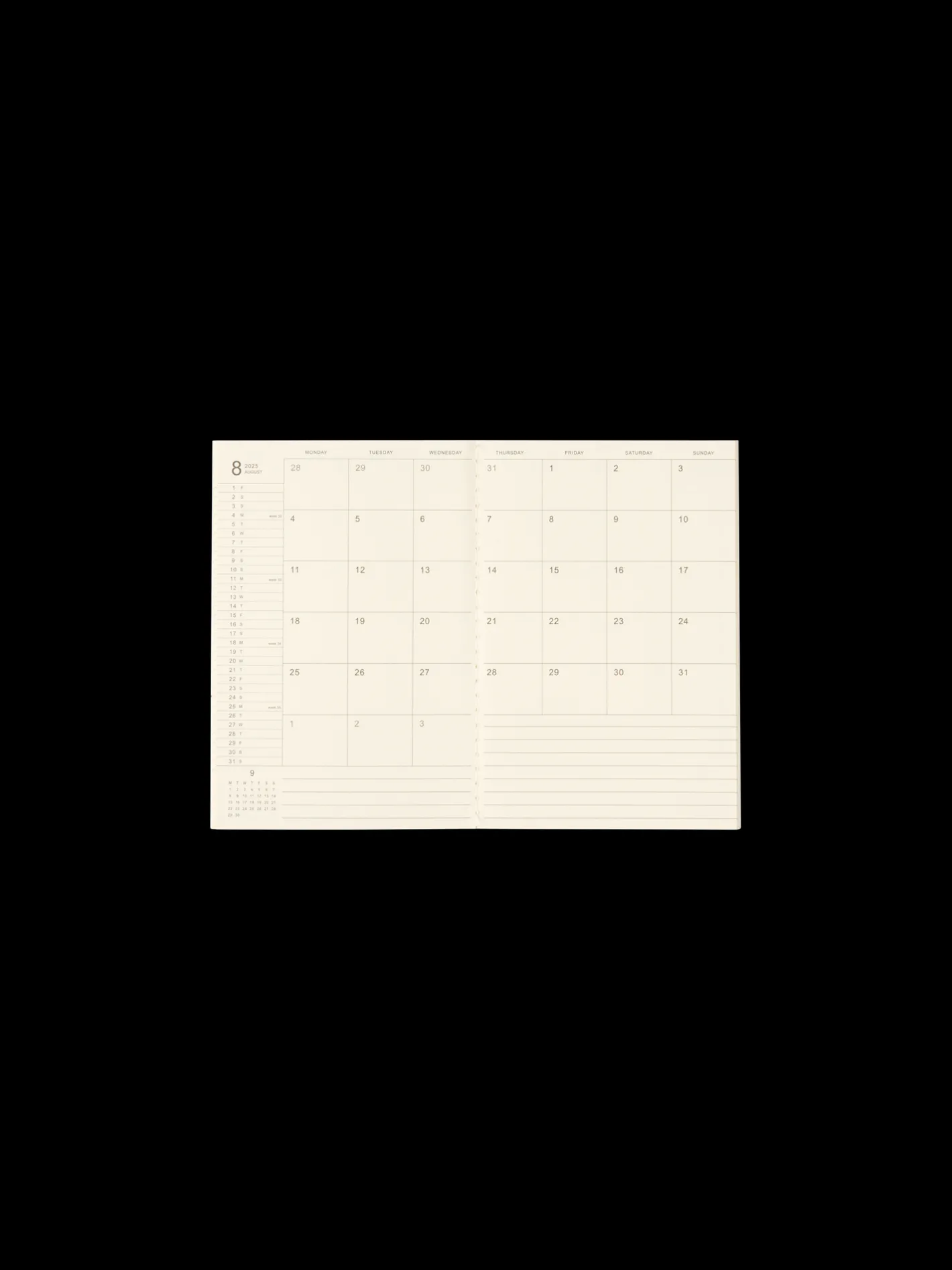 Søstrene Grene Månedsplanlægger 15 X 10