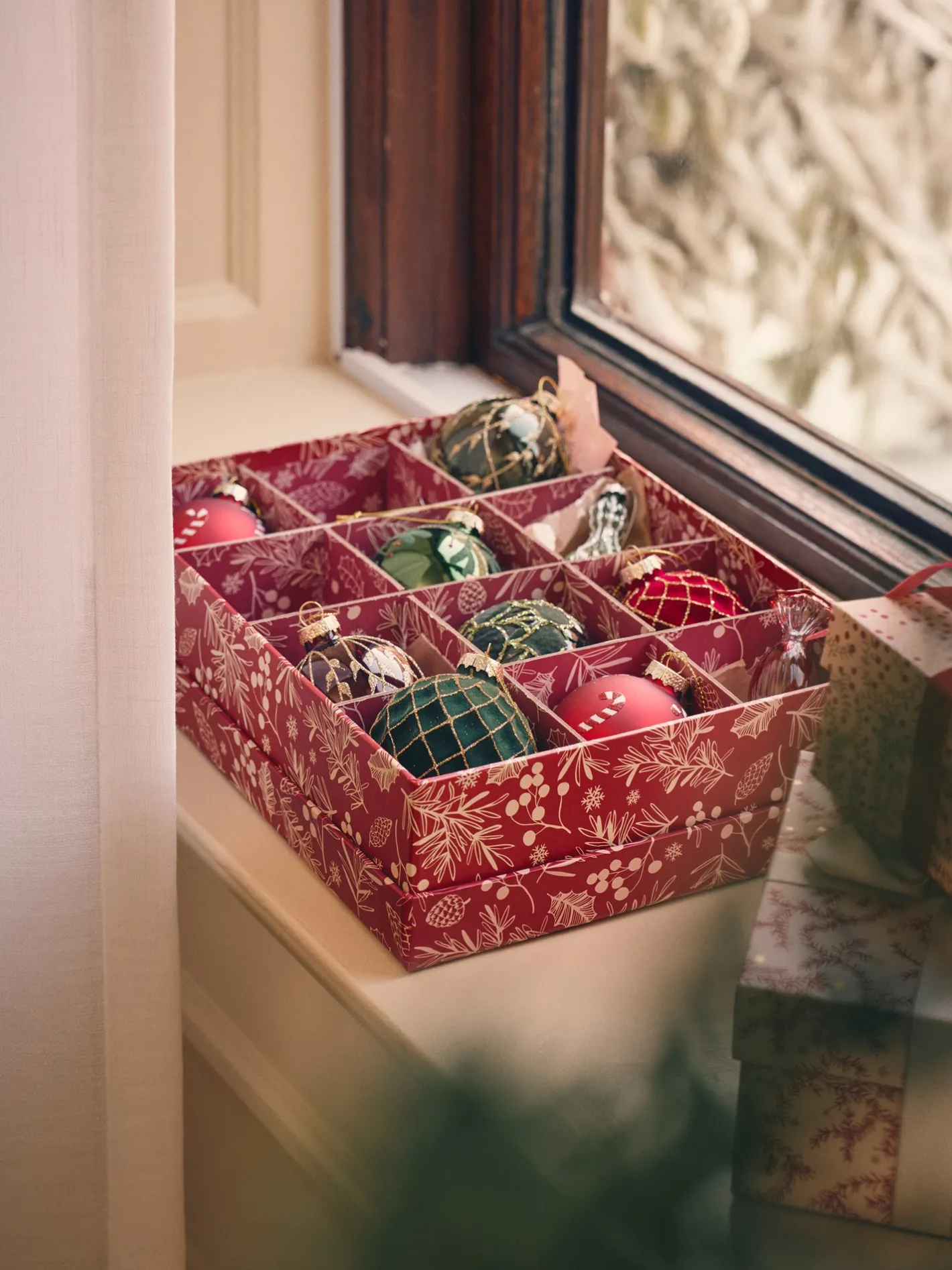 Søstrene Grene Opbevaringsæske Til Julekugler