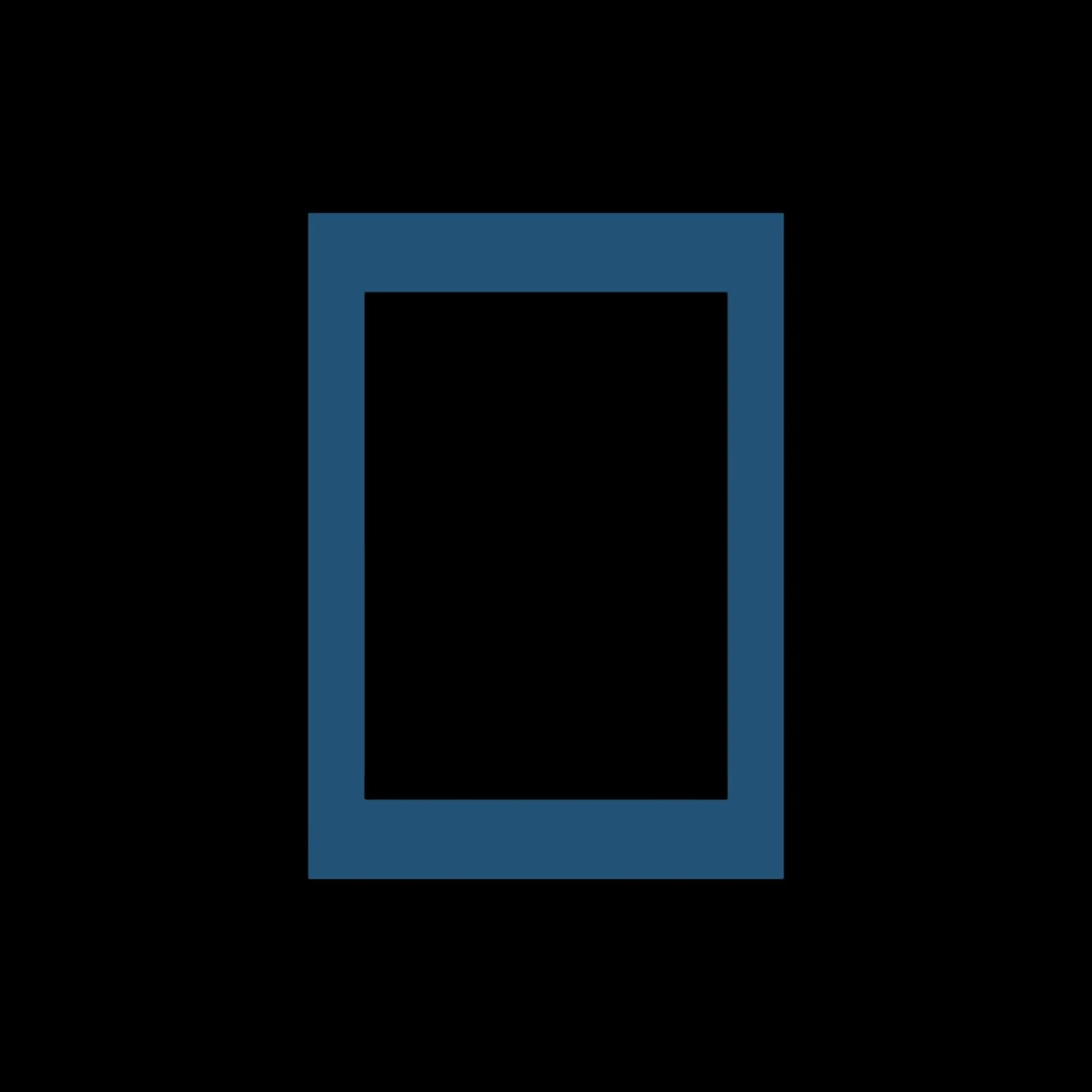 Søstrene Grene Passepartout Blue - A3/A4