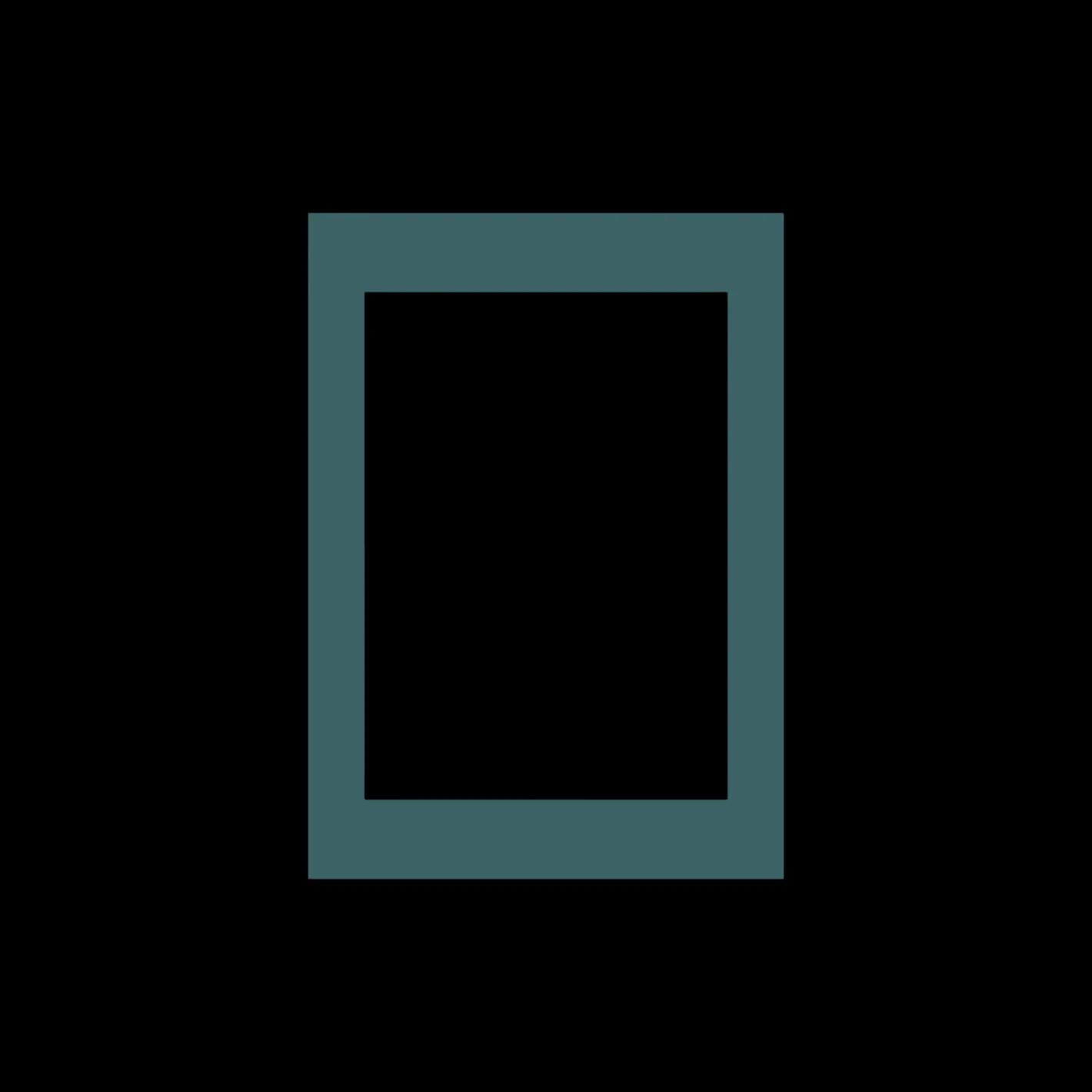 Søstrene Grene Passepartout Indian Teal - A3/A4