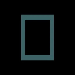 Søstrene Grene Passepartout Indian Teal - 50 X 70/40 X 50