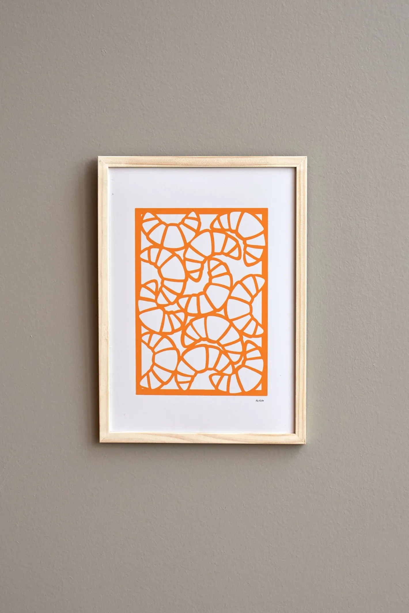 Søstrene Grene Plakat Croissants A4