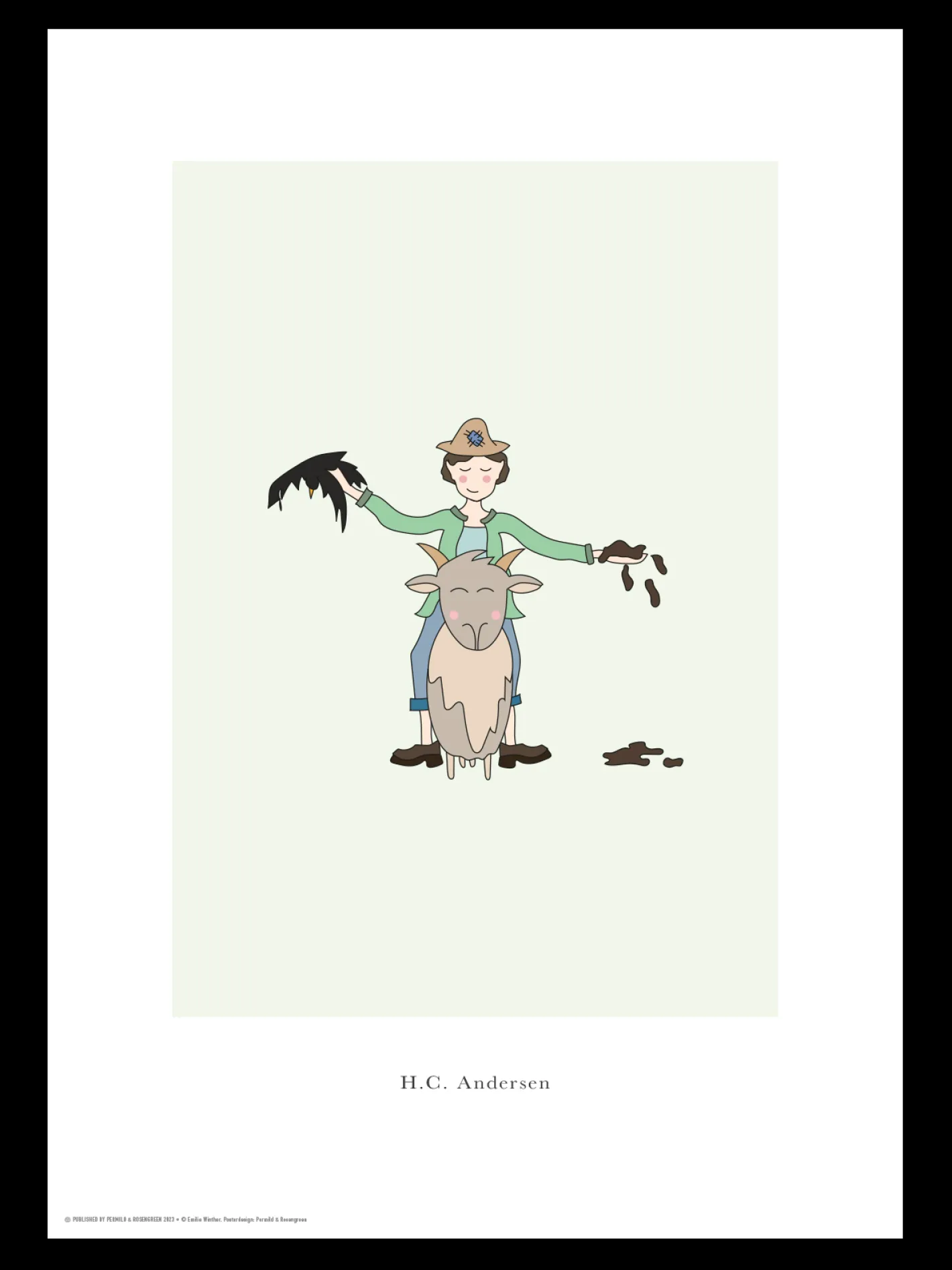 Børn Søstrene Grene Plakat Klods-Hans A3