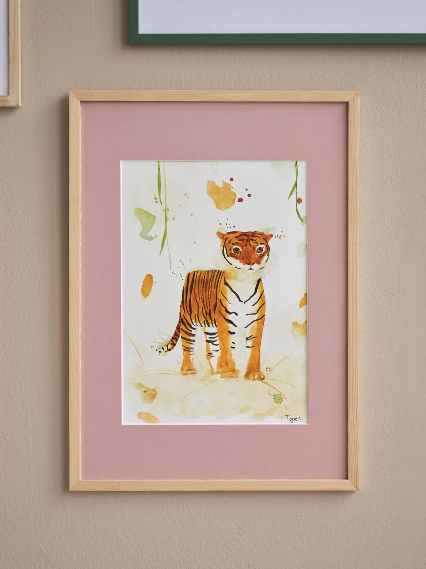 Børn Søstrene Grene Plakat Tigeren A4