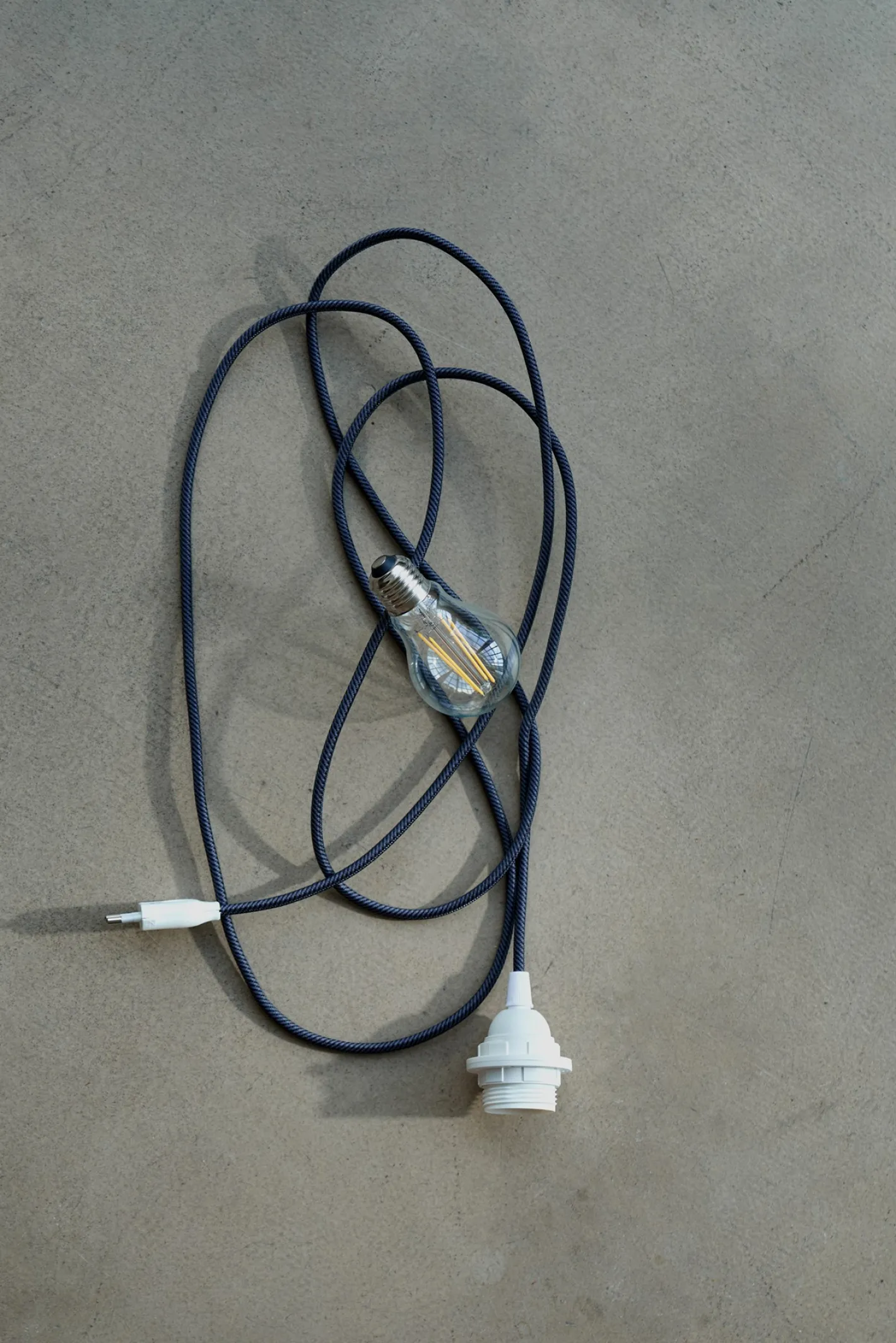 Søstrene Grene Plug-in Pendellampe White