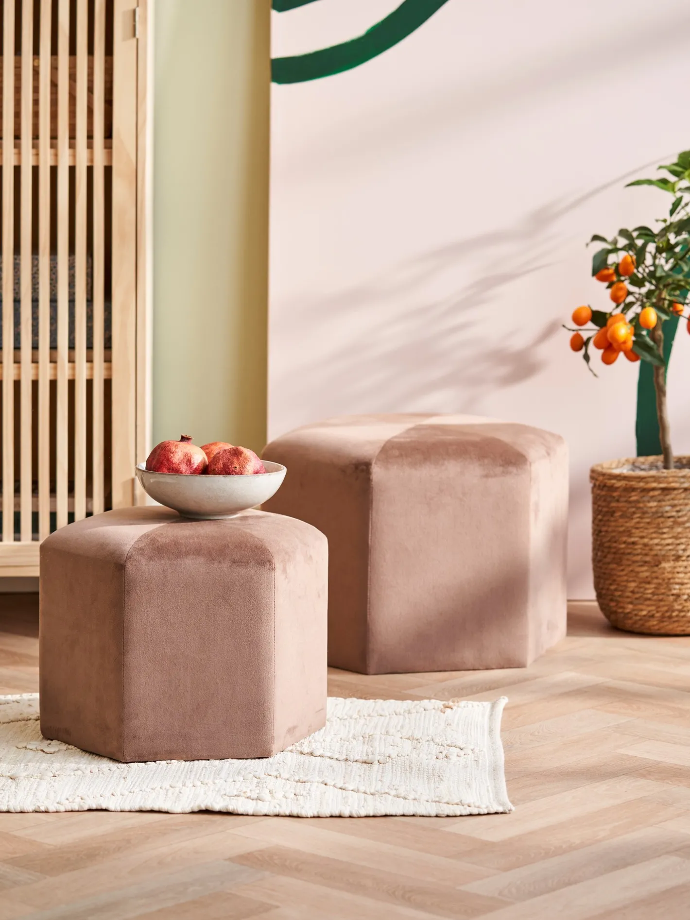 Søstrene Grene Puf I Velour