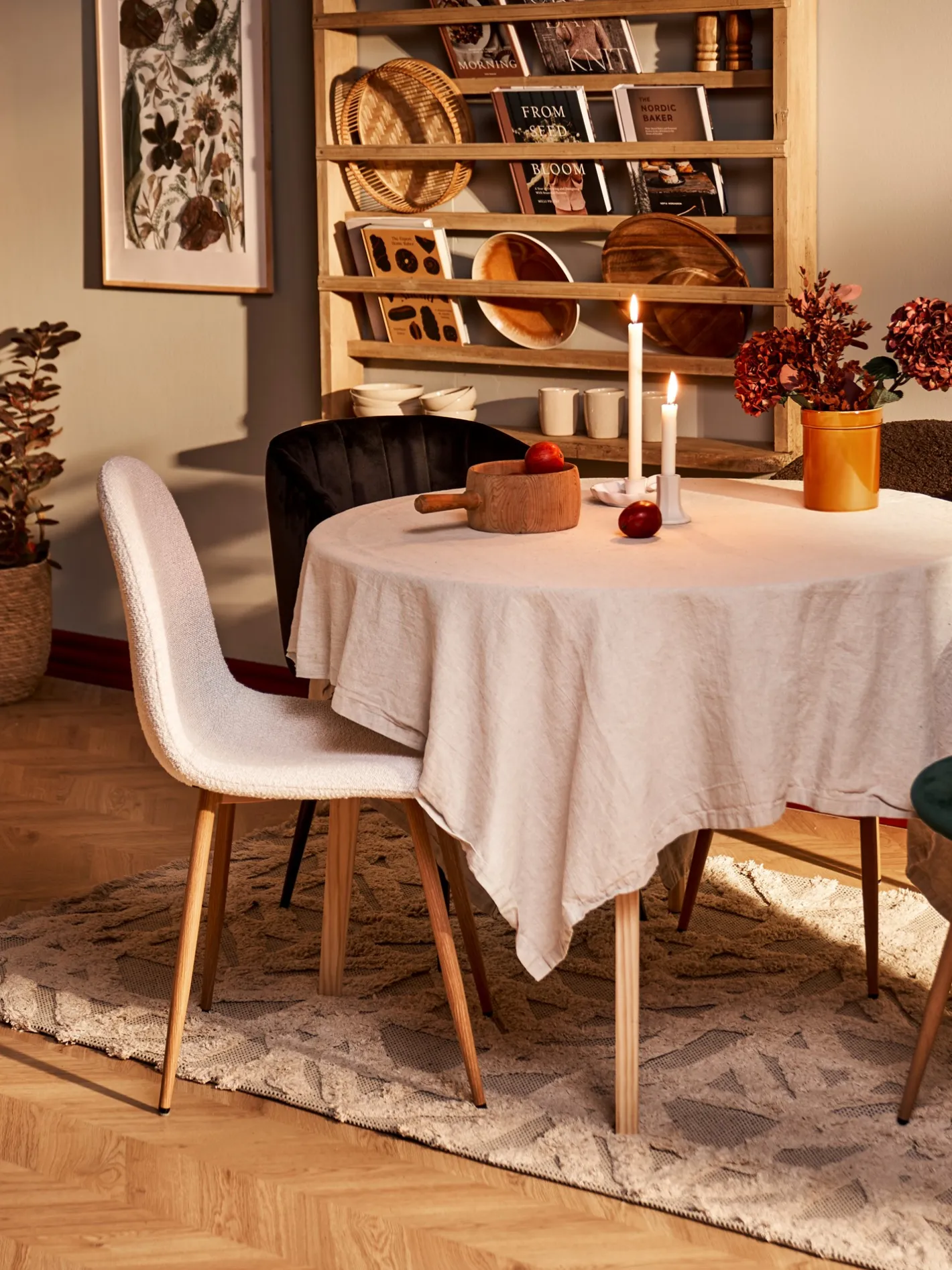 Søstrene Grene Stol I Boucléstof