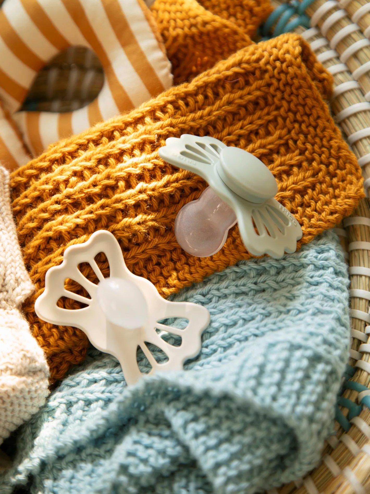 Børn Søstrene Grene Symmetriske Silikonesutter 2-pak Størrelse 2