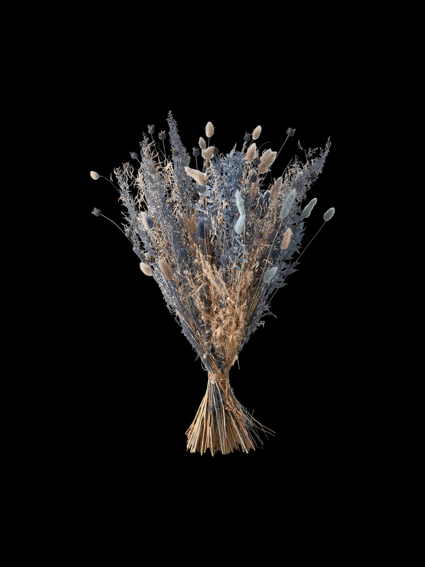 Søstrene Grene Tørrede Blomster Silver Medium